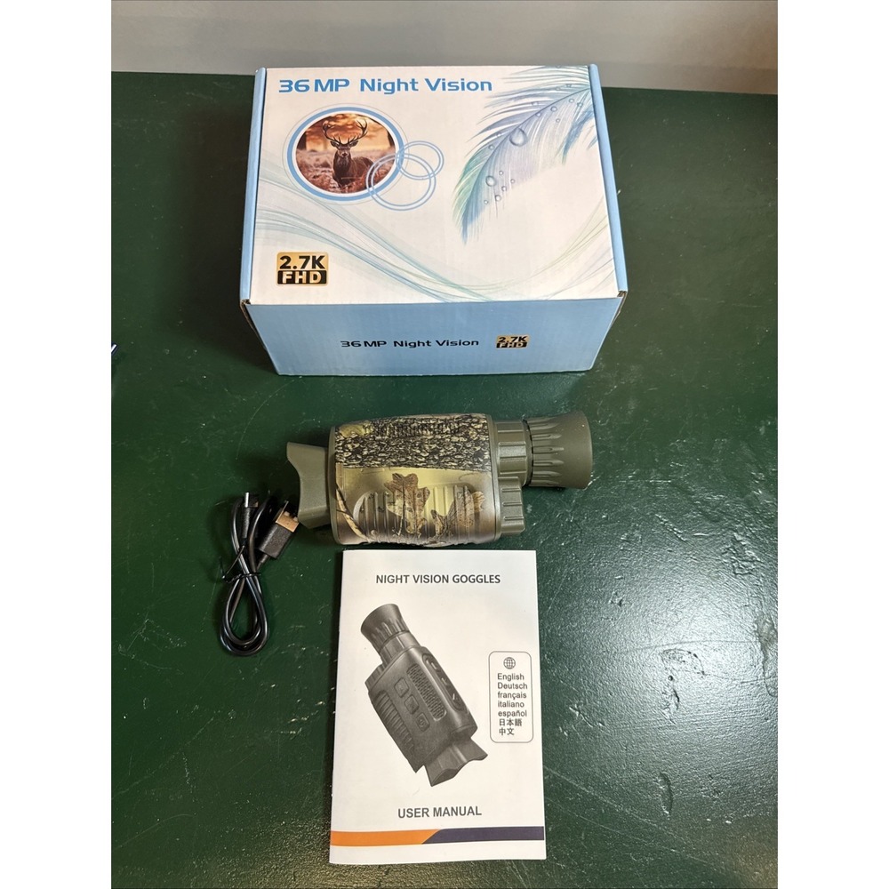 36‎ MP Night Vision 2.7 FHD binocular Camouflage